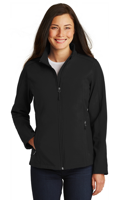 Eagle Softball Port Authority Ladies Core Soft Shell Jacket with Logo