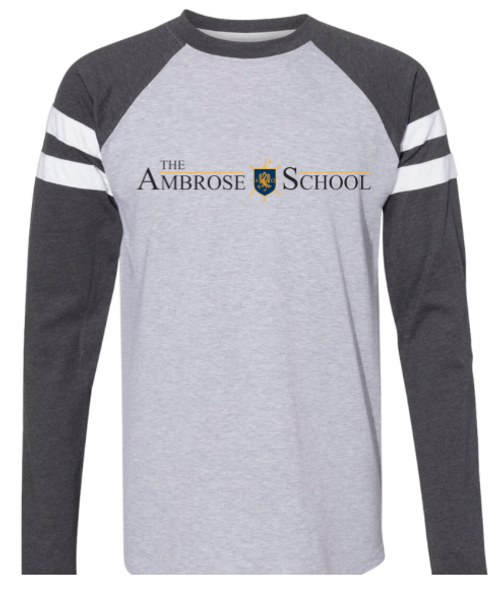 Ambrose Jersey Mash Up Long Sleeve Tee with Logo
