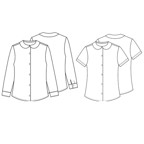 St. Ignatius Classroom Peter Pan Blouse with Logo