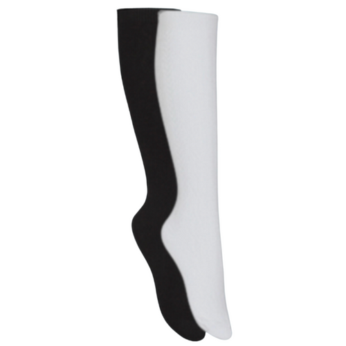 Girls Tights 1PK Dark Navy, Black, and White