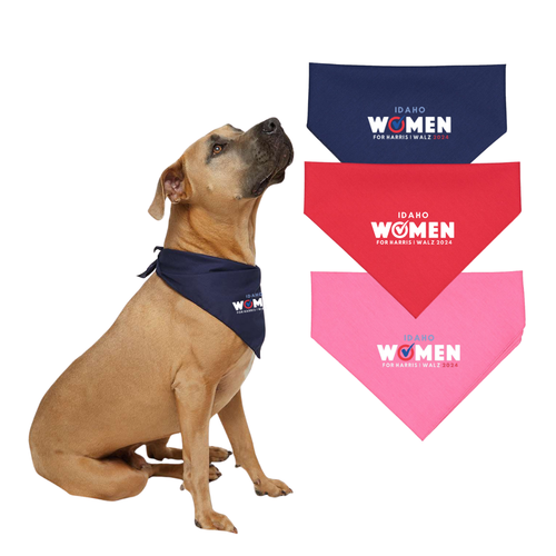 Women for Harris Doggie Skins USA-Made Doggie Bandana with Embroidered Logo