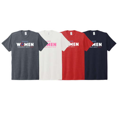 Women for Harris Allmade Unisex Relaxed Tri-Blend Tee with Screen Printed Logo