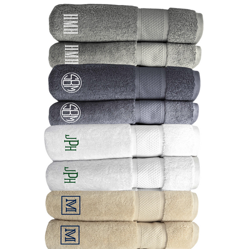 Senior Gifts Plush Towel Bath Towels with Custom Embroidery