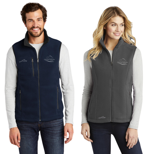 American Classical Schools of Idaho Fleece Vest with Embroidered Logo on Left Chest