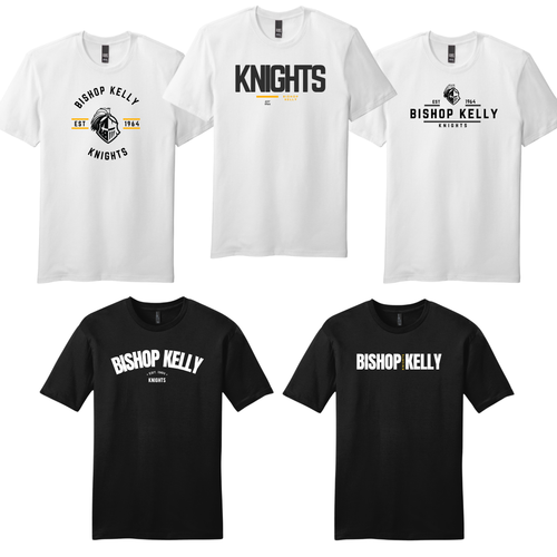 BK District Very Important Tee with Screen Printed Spirit Logo on Front Chest