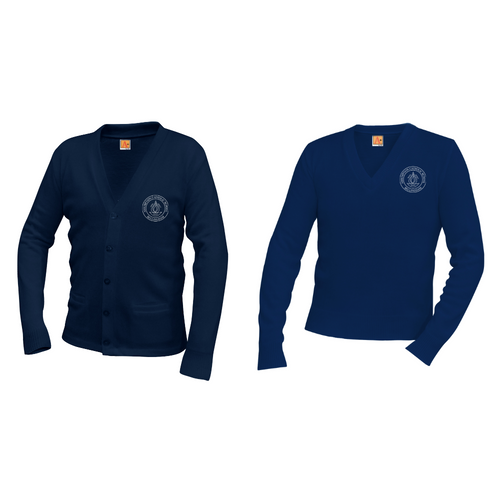 Assumption Catholic School A+ Sweater with Embroidered Logo