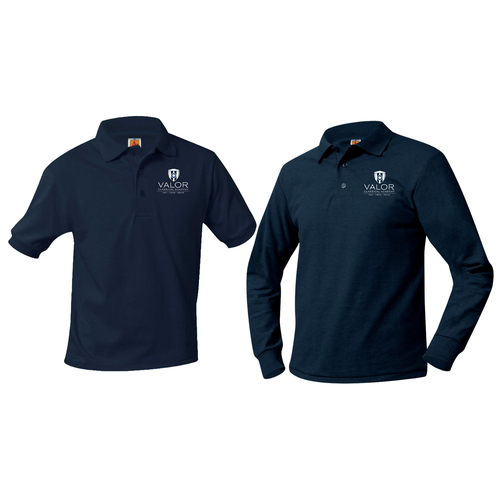 Valor Classical Academy A+ Polo with Embroidered Logo