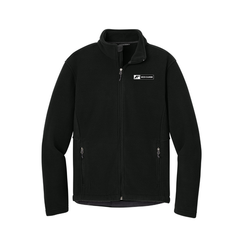 Green Diamond Value Fleece Jacket with Embroidered Logo