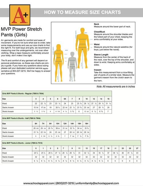 Novus A+ MVP Female Modern Fit Flat Front Pants