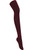 Classroom Female Opaque Tights  Burgundy/Maroon