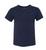 Navy Bella+Canvas 
4.2 oz., 100% airlume combed and ringspun cotton, 32 singles
Athletic Heather is 90/10 airlume combed and ringspun cotton/polyester
Additional Heather is 52/48 airlume combed and ringspun cotton/polyester
Pre-shruck
Side seam
Tear-away label