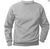 Grey Crew Neck Sweatshirt with Required Logo
Long sleeve fleece pullover with crew neck set-in sleeves, ribbed cuffs, cover stitched shoulders, neck, armholes and bottom waistband • A+ Fabrics: 60% cotton / 40% polyester