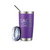 Sage Stainless Steel Tumbler with Lid and Straw with Etched Logo