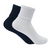 Classroom Girls Triple Roll Socks 3-PK White, Black, and Dark Navy