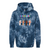 Everyone Is Welcome Midweight Tie-Dye Hoodie with Screen Printed Logo