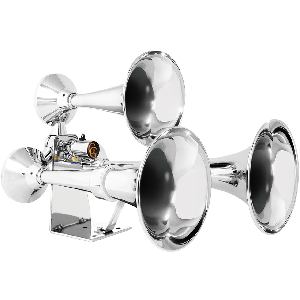【STEEL DUCT RAIL】-GENERAL- 69991 Deluxe Heavy Duty Train Horn - Grand General Accessories LLC