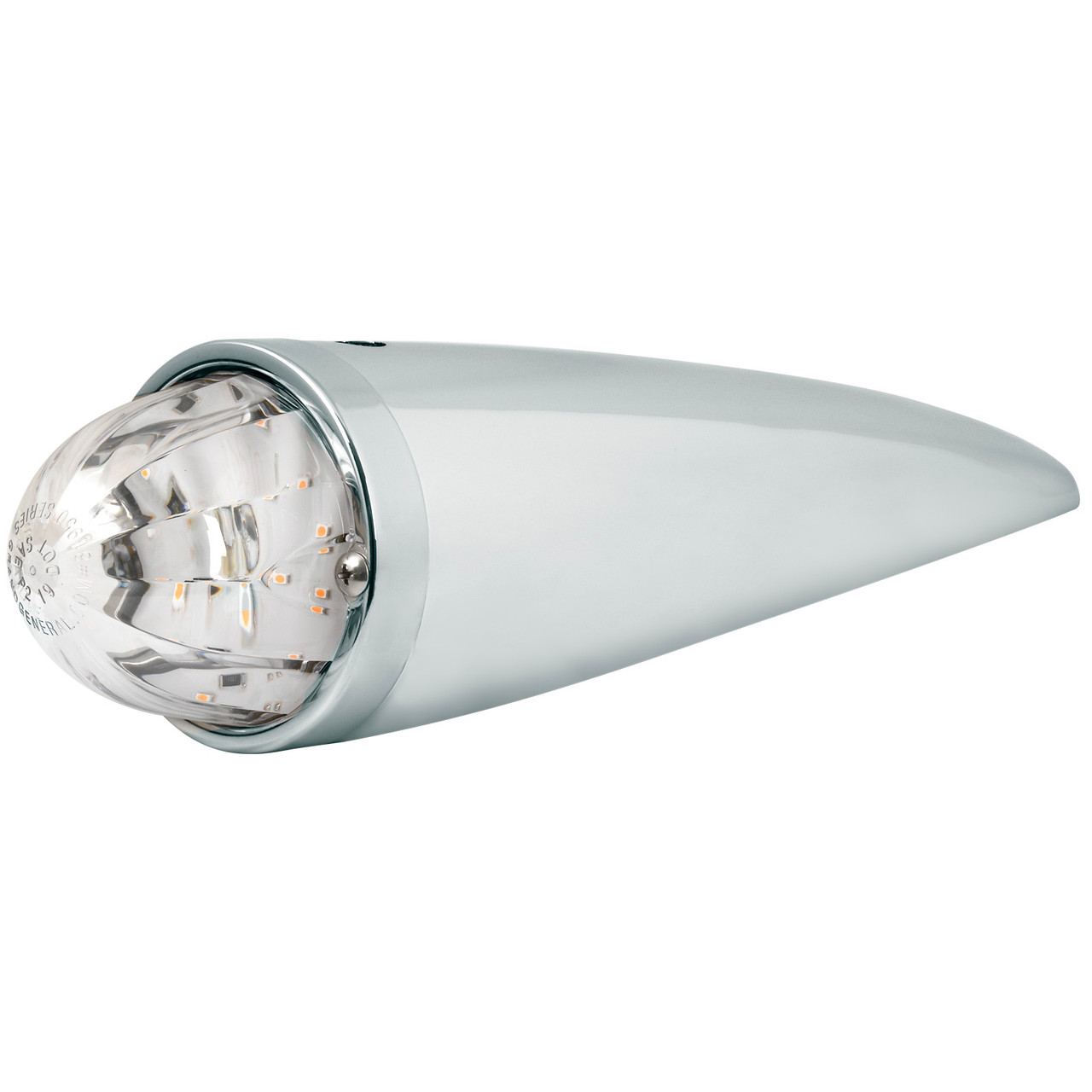 93521 Classic Watermelon LED Cab Light with Chrome Plastic Housing