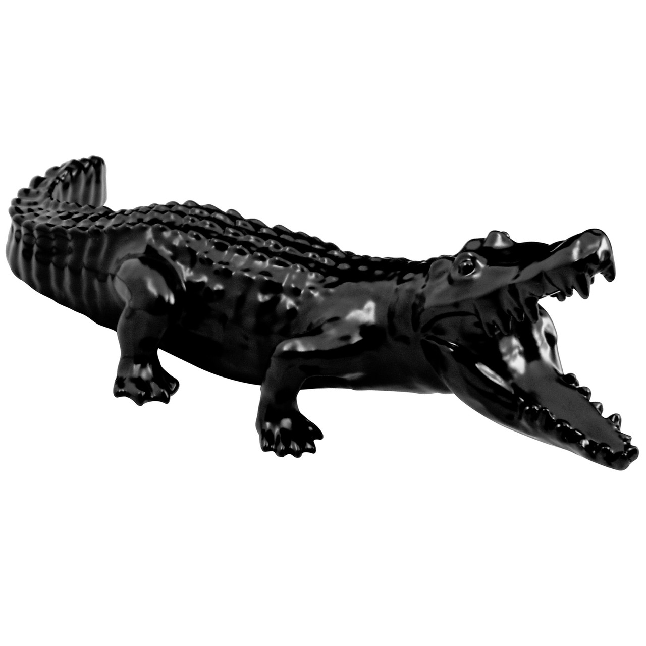 小物 WILDSWANS CROCODILE / GENERAL(SD) BLACK 48197 Wild Alligator Hood Ornament - Grand General Accessories LLC