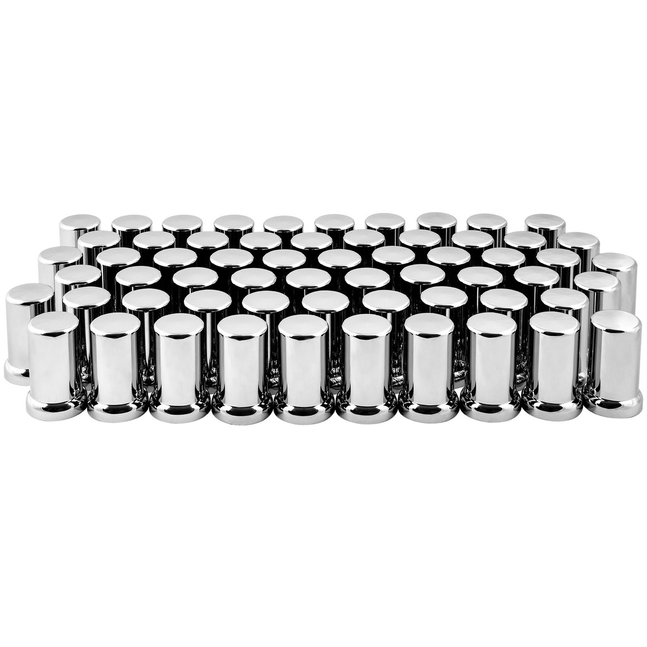 nut. Wrinkle Case Foundation ハイカバー 10405 Tube Chrome Plastic Lug Nut Cover w/ Flange - Grand General
