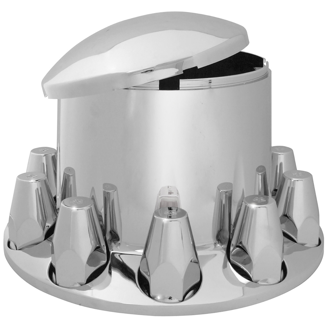 40144 Chrome Plastic ABS Rear Axle Cover Set - Grand General