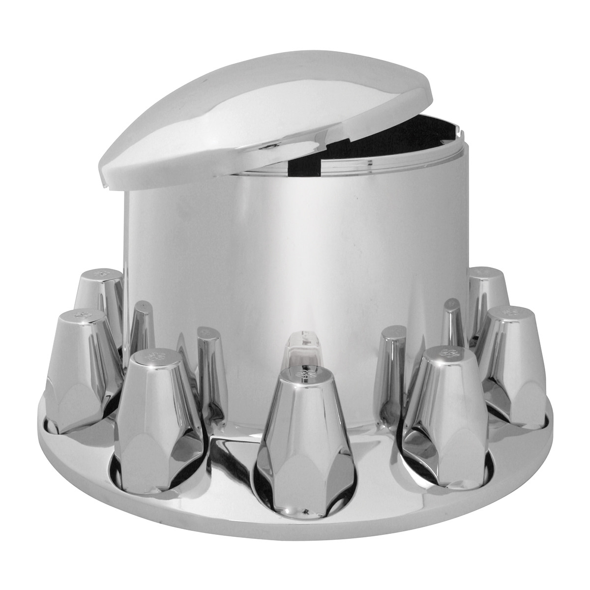 40141 Chrome Plastic ABS Rear Axle Cover Set - Grand General