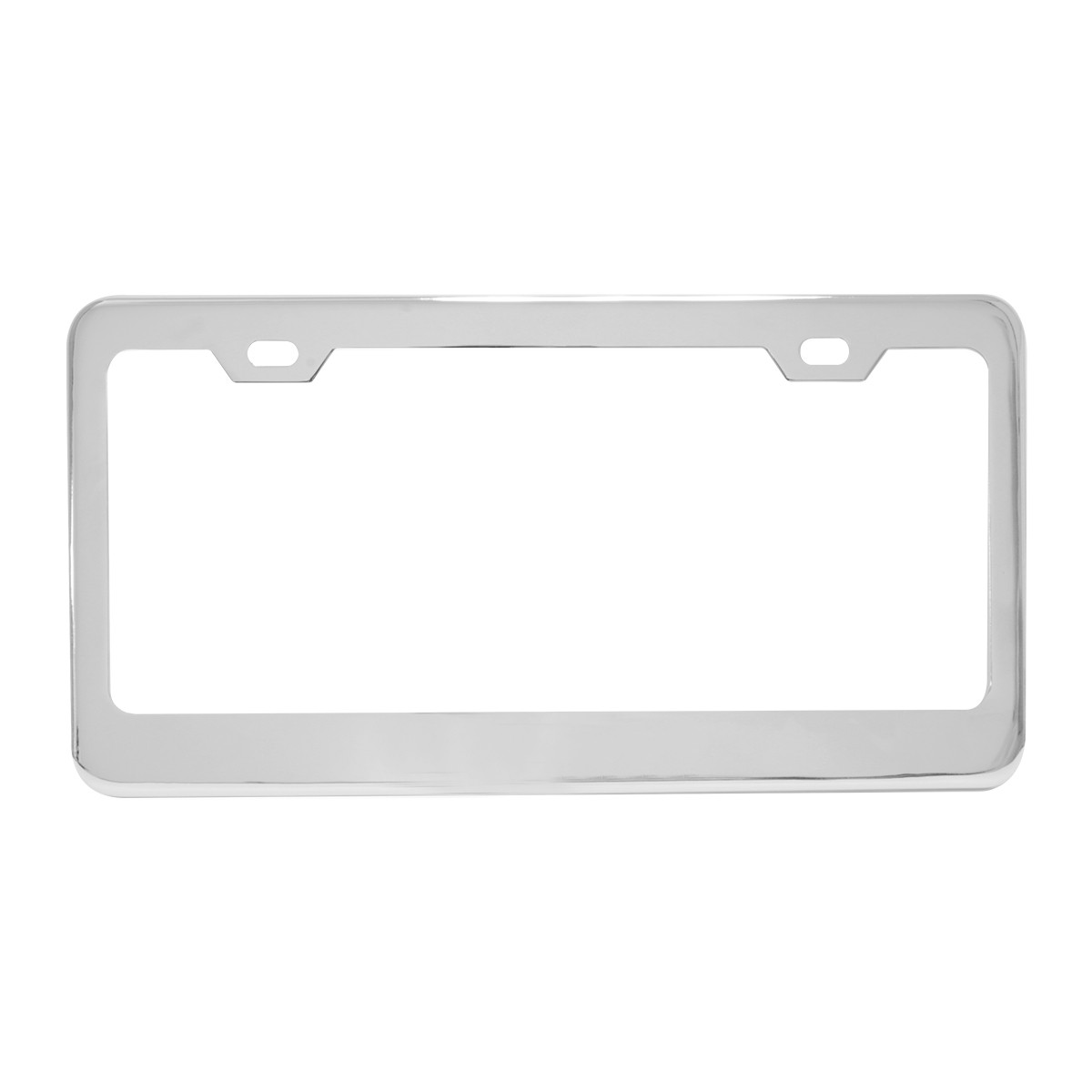 60445 License Plate Frame w/ 2 Holes & Wide Bottom - Grand General