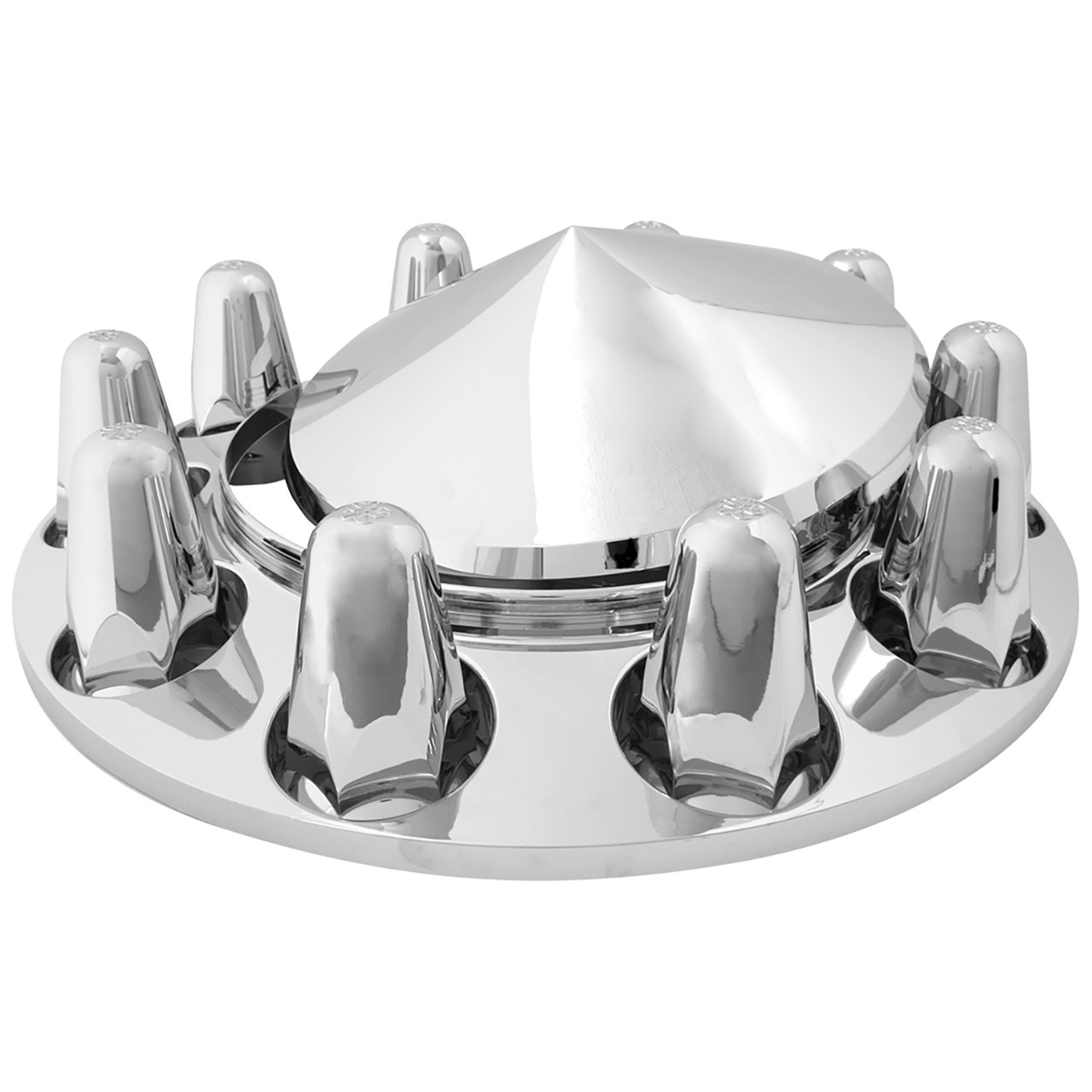40132 Chrome Plastic ABS Front Axle Cover Set - Grand General