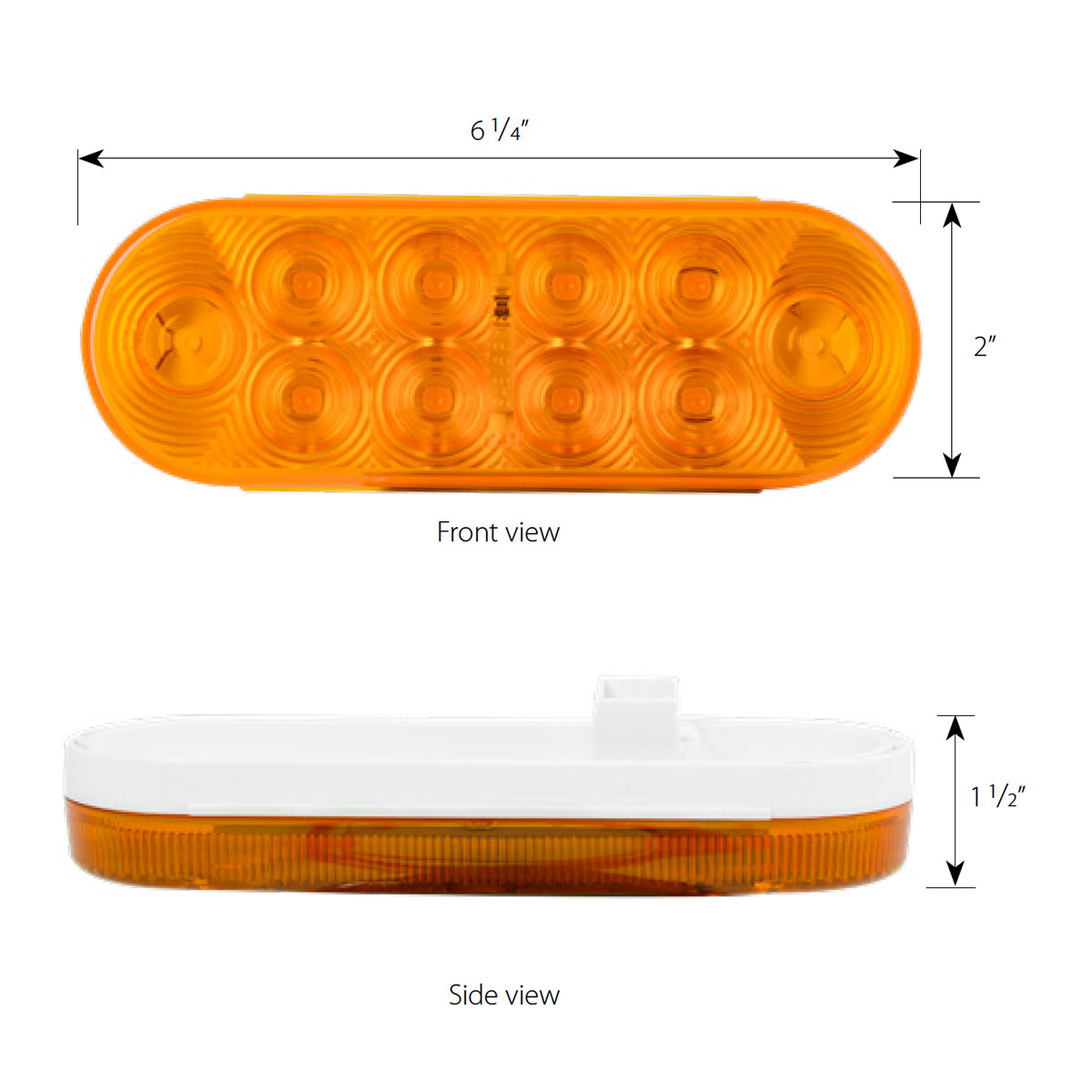75777 Highway Series Oval LED Light with 10 Diodes - Grand General