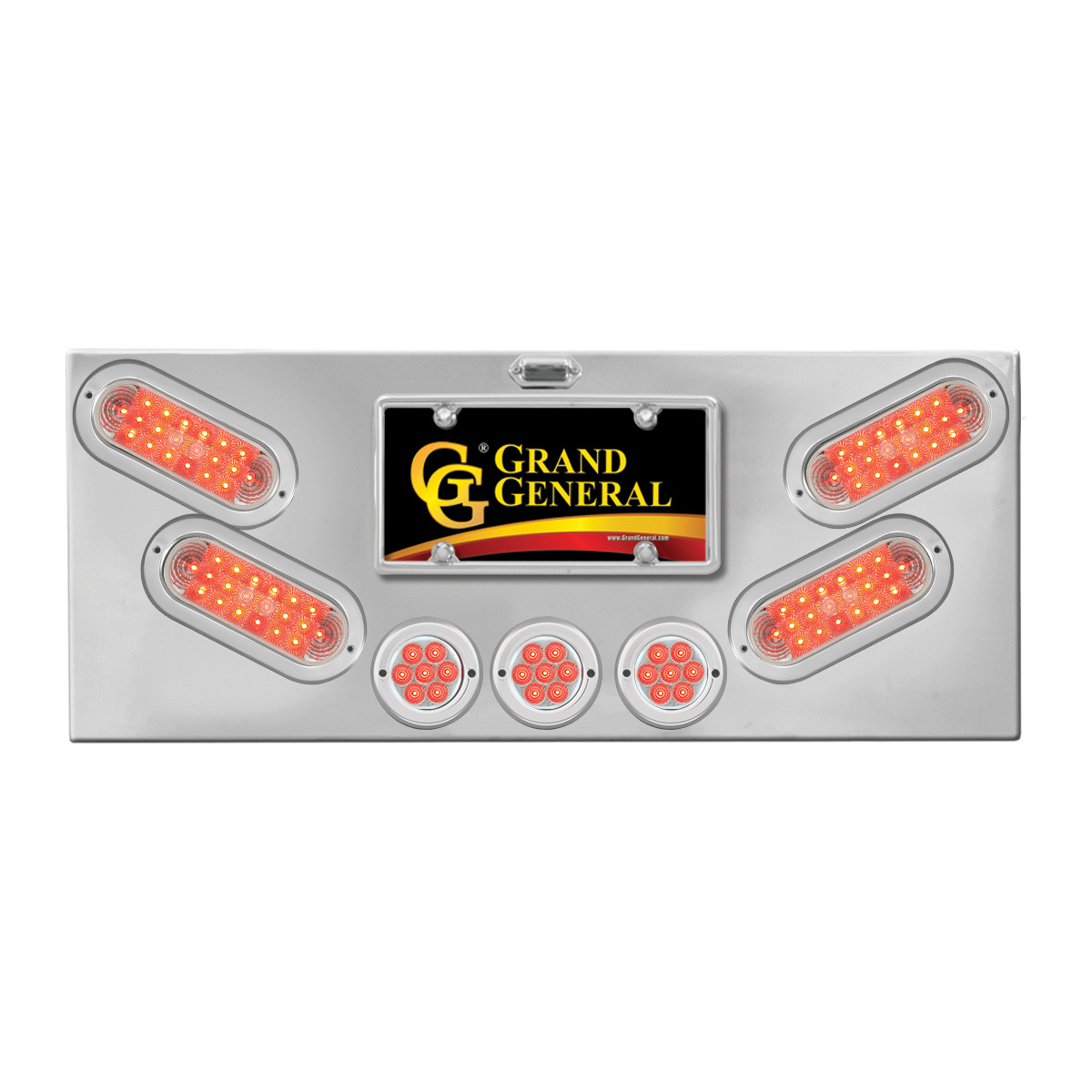 91491 Stainless Steel Rear Center Light Panel - Grand General ...
