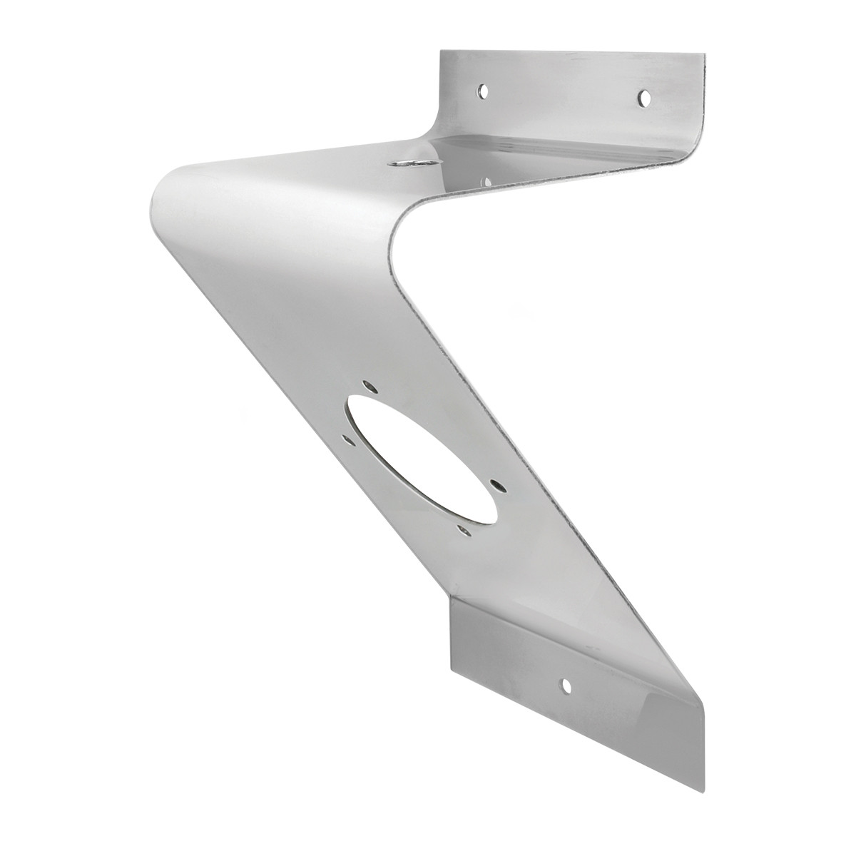 79959 Large Stainless Steel Z Shape Bracket Light Kit w/ 2 Lights