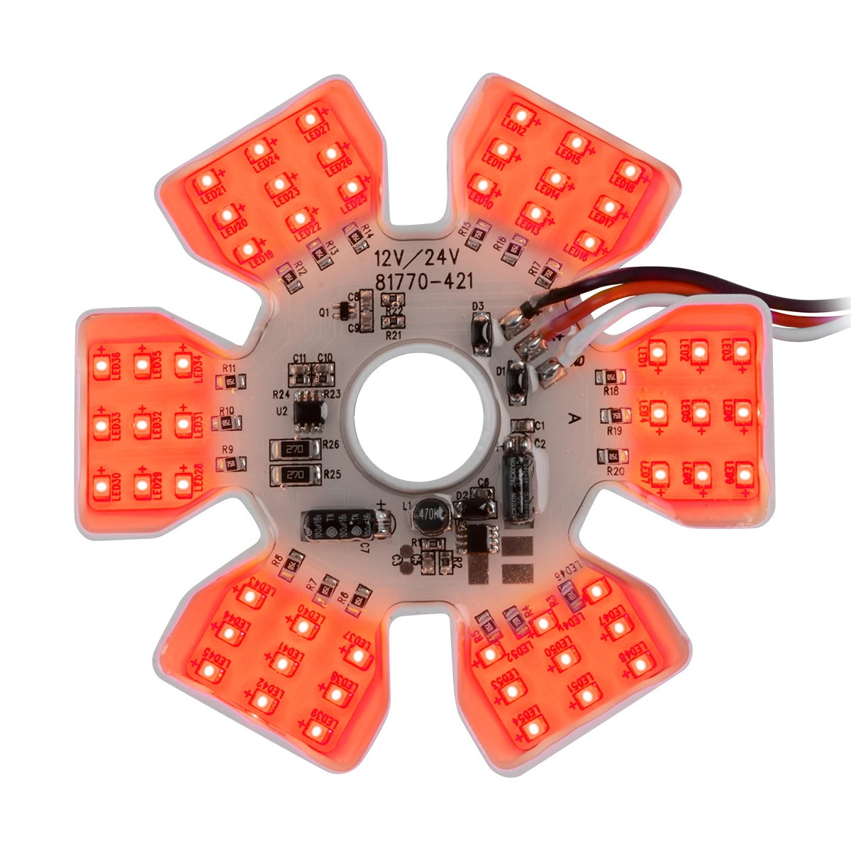 81776 Ultra Thin Hex Air Cleaner LED Light - Grand General 