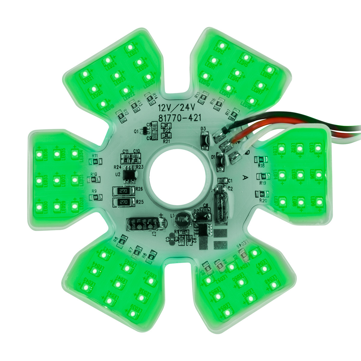 81778 Ultra Thin Hex Air Cleaner LED Light - Grand General