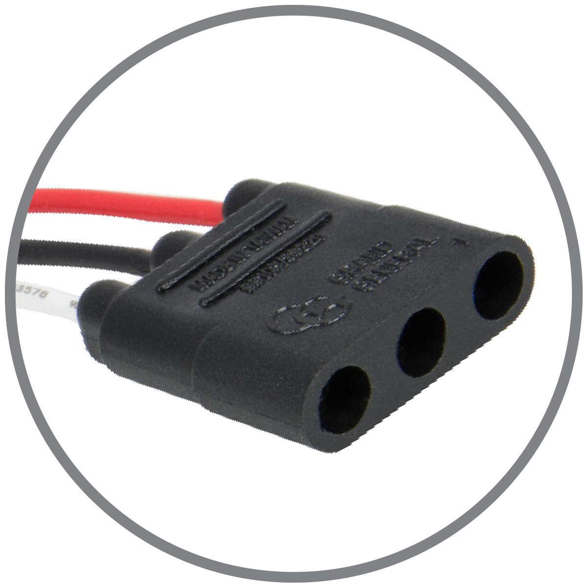 88221 Continuous Triple Female Bullet Light Plug Wire Harness Roll