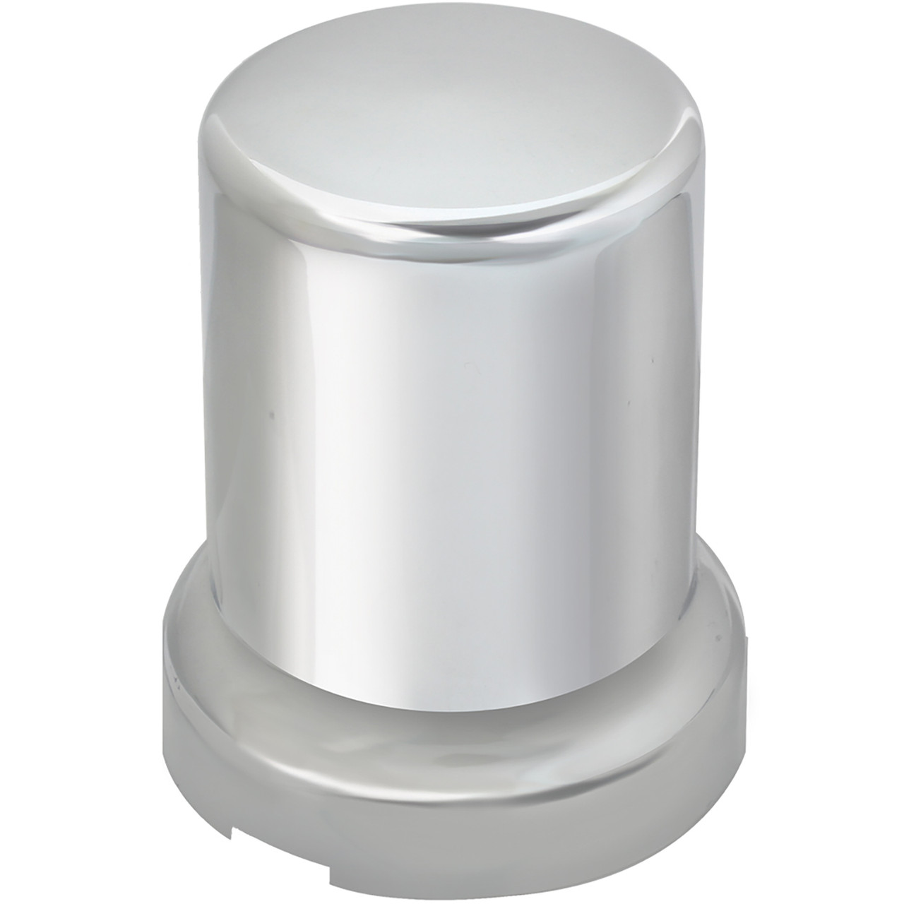 10268 Tube Chrome Plastic Lug Nut Cover w/ Flange - Grand General