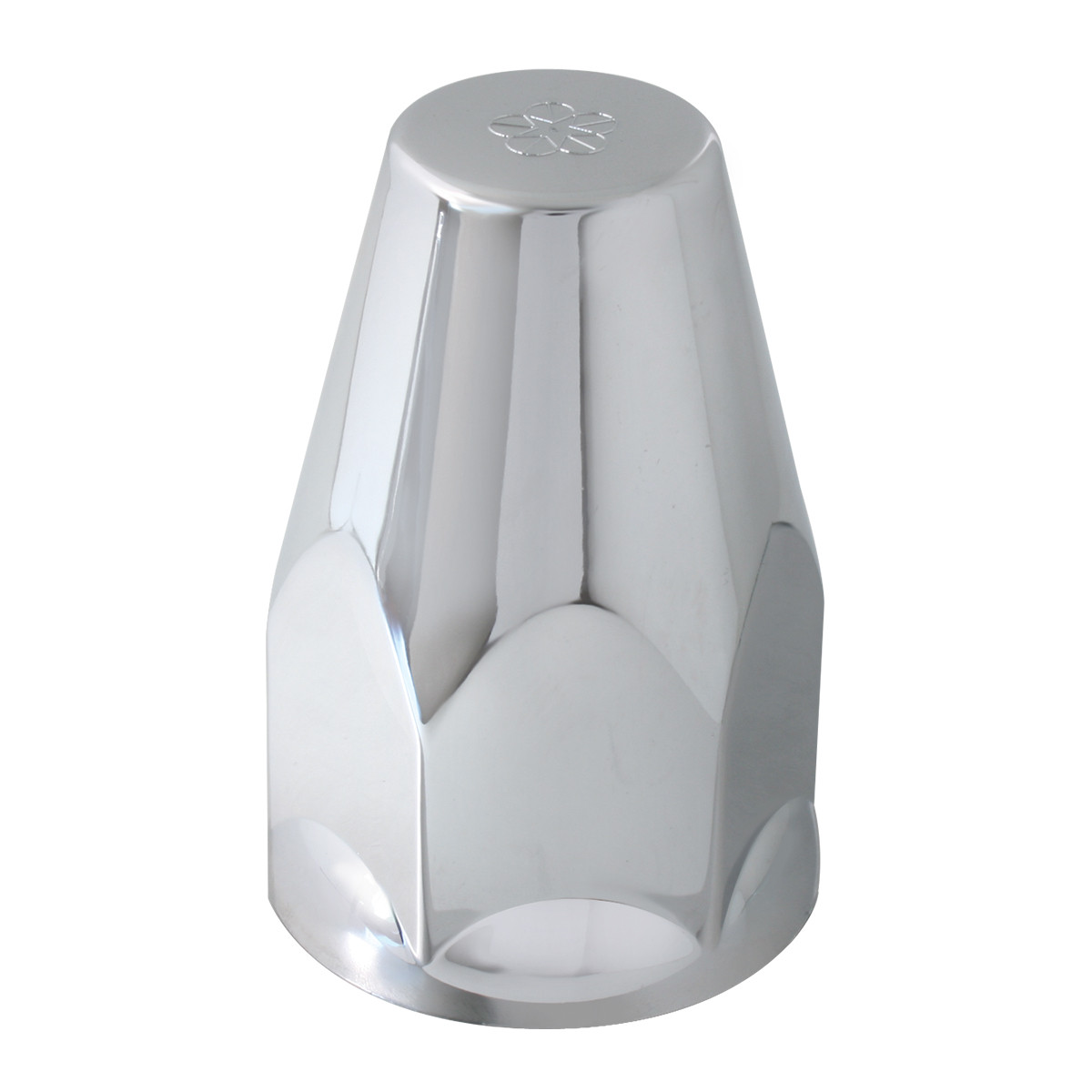 10326SP Classic Chrome Lug Nut Cover with Flange - Grand General