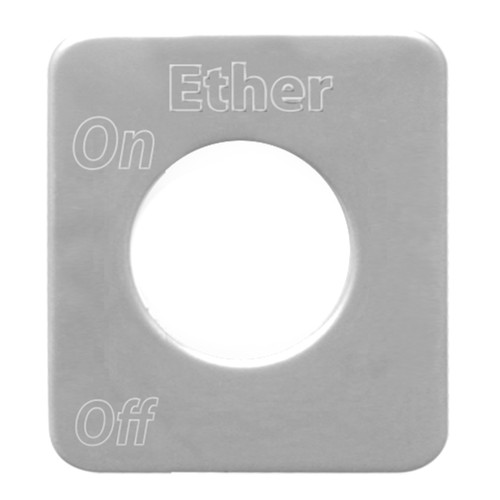 68536 Small Switch Plate Script D-E