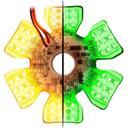 81795 Ultra Thin Hex Air Cleaner Dual Color LED Light - Grand