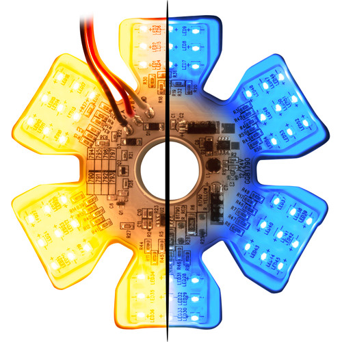 81790 Ultra Thin Hex Air Cleaner Dual Color LED Light - Grand