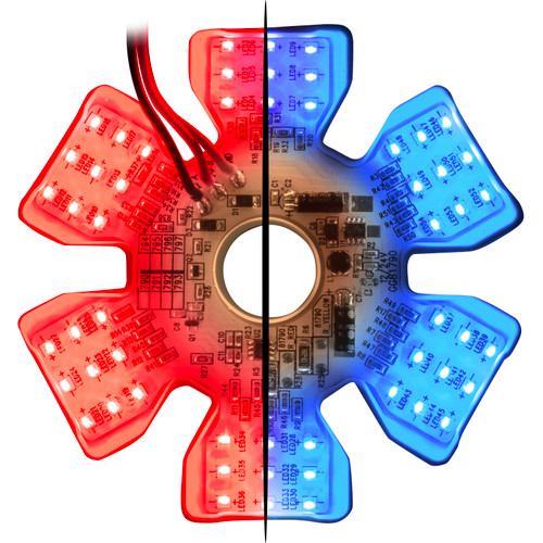 81790 Ultra Thin Hex Air Cleaner Dual Color LED Light - Grand