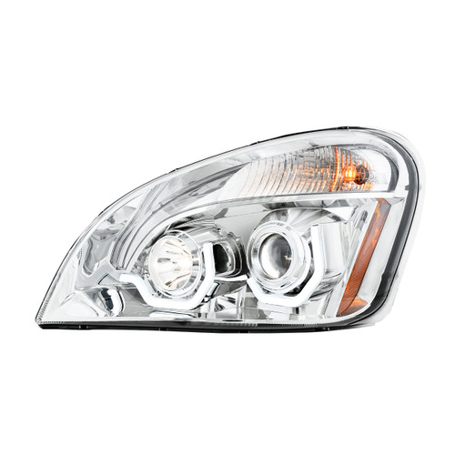 89400 Freightliner Cascadia Projector Headlight with LED Running Light