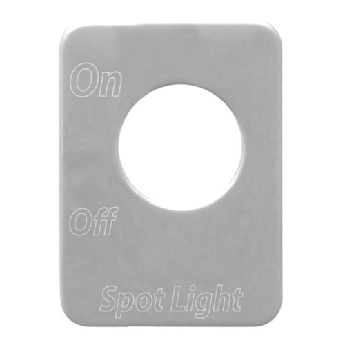 68494 Toggle Switch Plate Script S