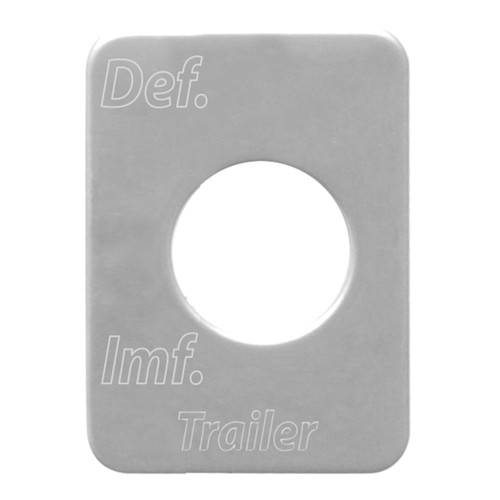 68490 Toggle Switch Plate Script T-W