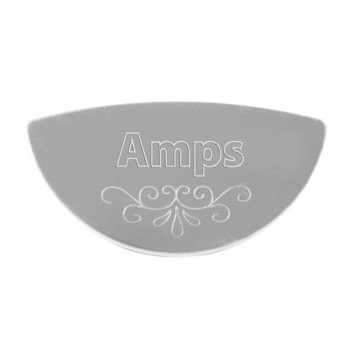 68512 Gauge Emblem 1/2 Moon Shape Script A-M