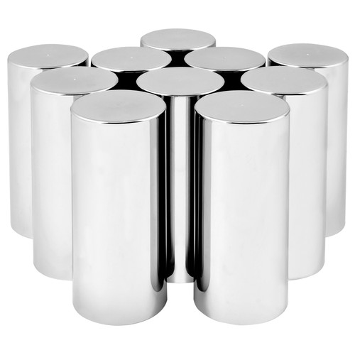 10393 Cylinder Chrome Plastic Lug Nut Cover - Grand General