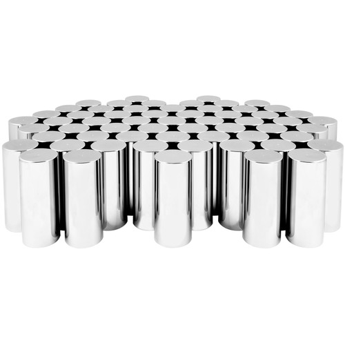 10402 Cylinder Chrome Plastic Lug Nut Cover - Grand General