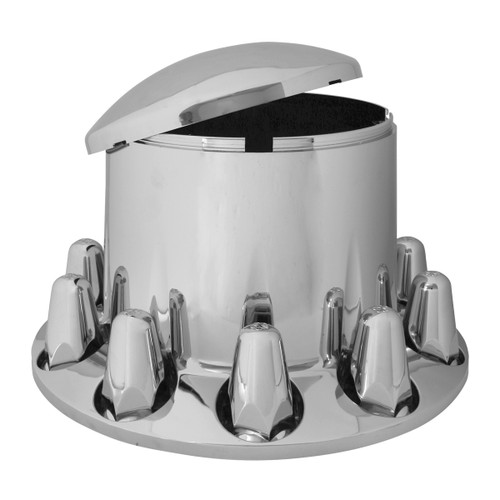 40140 Chrome Plastic ABS Rear Axle Cover Set