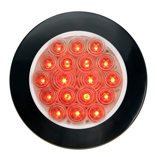 75753 Fleet Series 4" Flange Mount LED Light w/ Twist-On Bezel & 3 Prong Plug