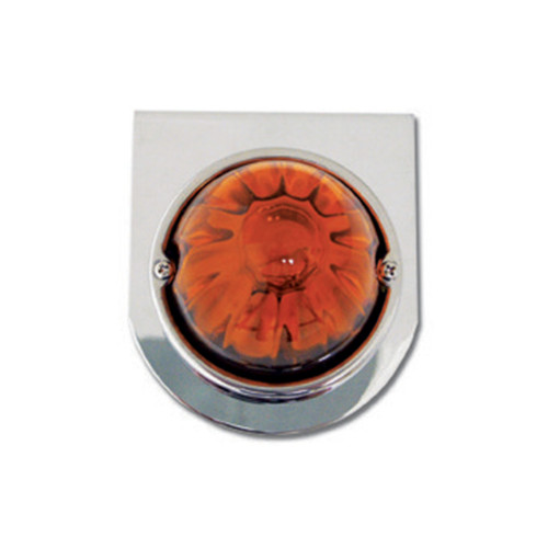 81563 Stainless Steel L Bracket w/ Single 3-1/2" Round Light, Single Function