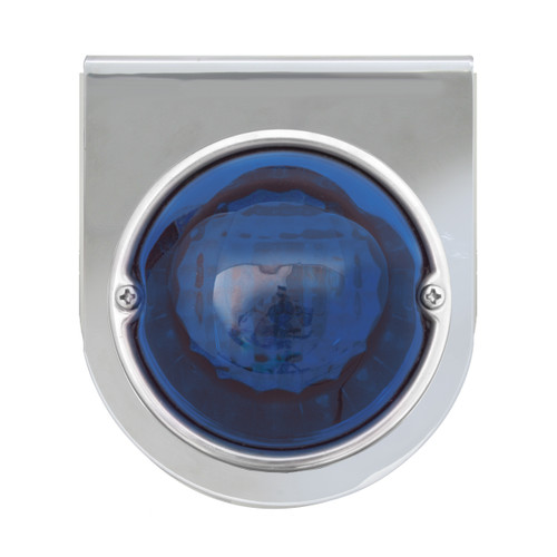 82413 Stainless Steel L Bracket w/ Single 3-1/2" Round Light, Dual Functions