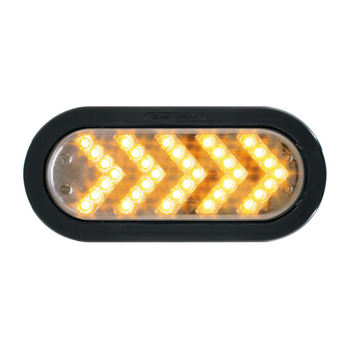 77120 Spyder Series Oval Sequential Arrow Mid-Turn LED Light